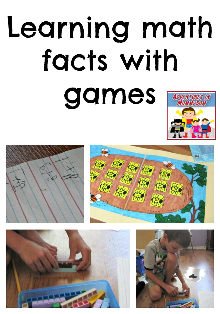 learning math facts with games