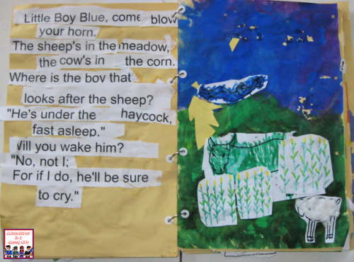 little boy blue nursery rhyme book for preschool