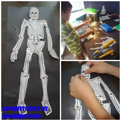 make a skeleton picture