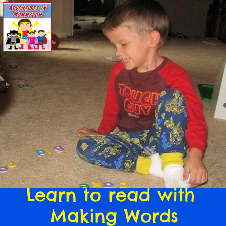 making words reading lesson kinder preschool