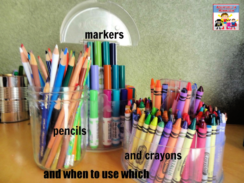markers crayons and pencils craft supplies