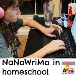 nanowrimo homeschool