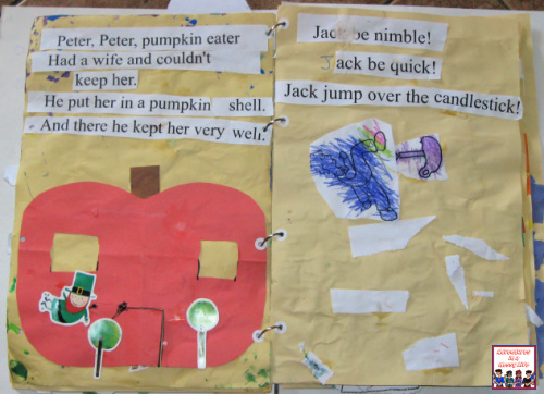 peter peter pumpkin eater nursery rhyme book for kindergarten