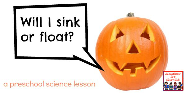 pumpkin sink or float experiment