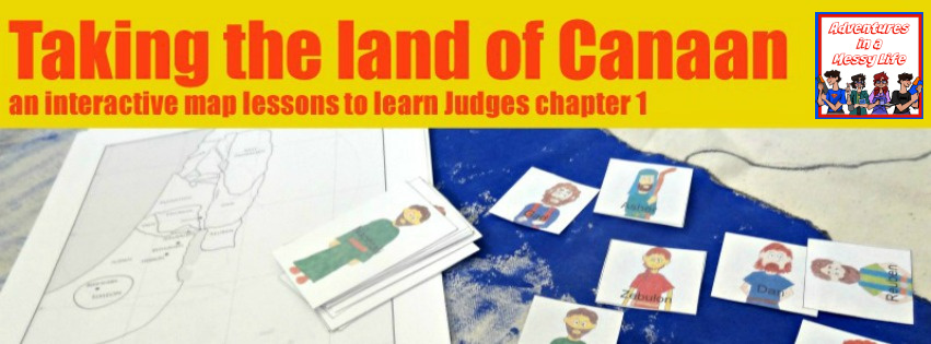 taking the land of Canaan map lesson