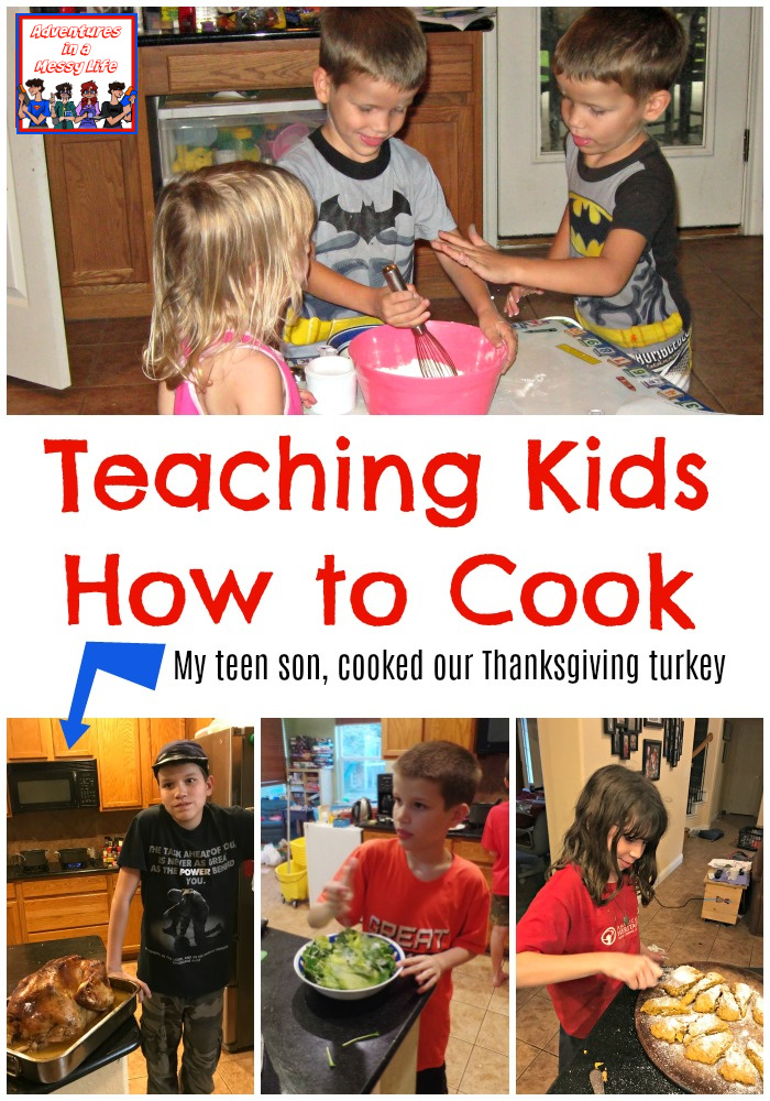 teaching kids how to cook