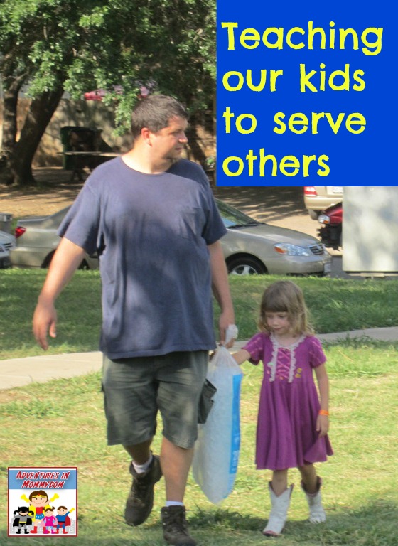 teaching kids to serve others