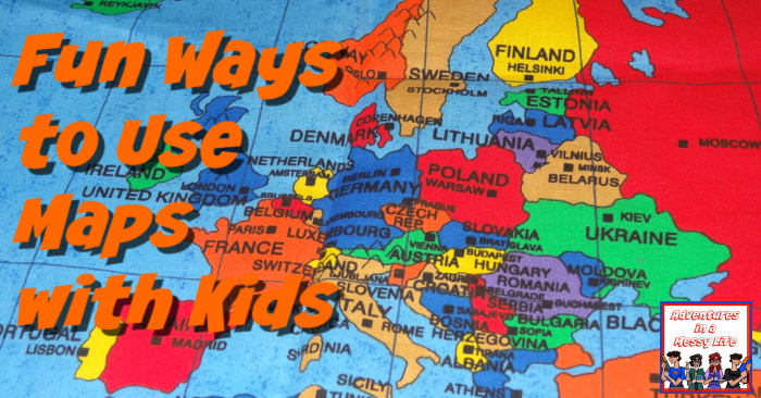 using maps with kids
