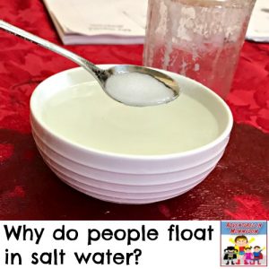 why do people float in salt water 4th