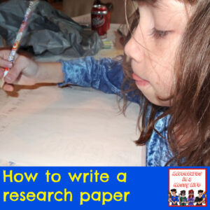 write a research paper young kid reading writing 3rd 4th 5th