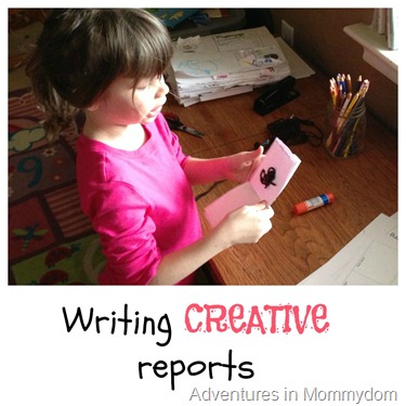 writing creative reports
