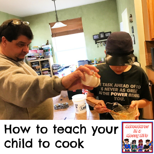 your child can cook meals